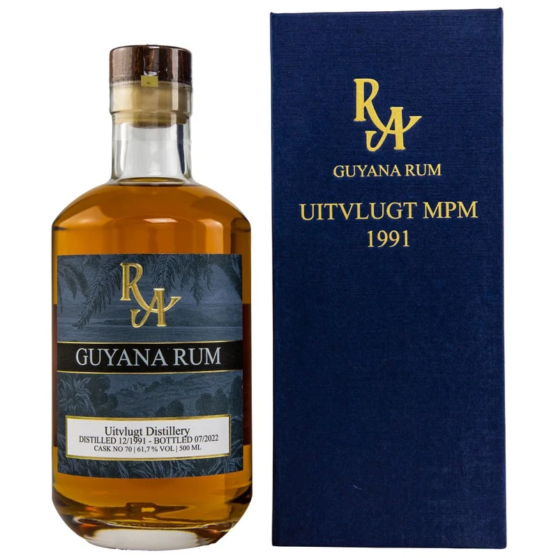 RA Guyana Rum Uitvlugt 1991/2022 Cask #70 61,7% 0,5l