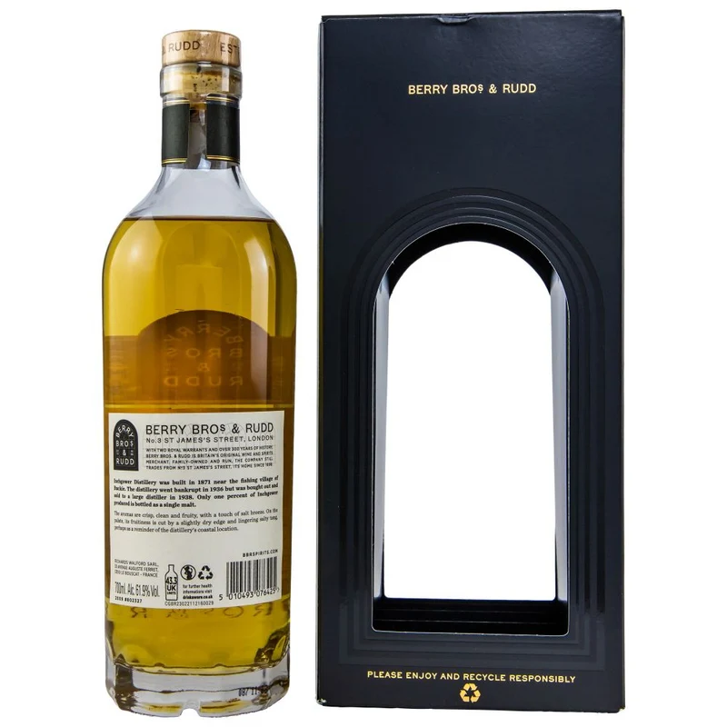 Berry Bros & Rudd Inchgower 2009/2022 Cask #802327 61,9% 0,7l