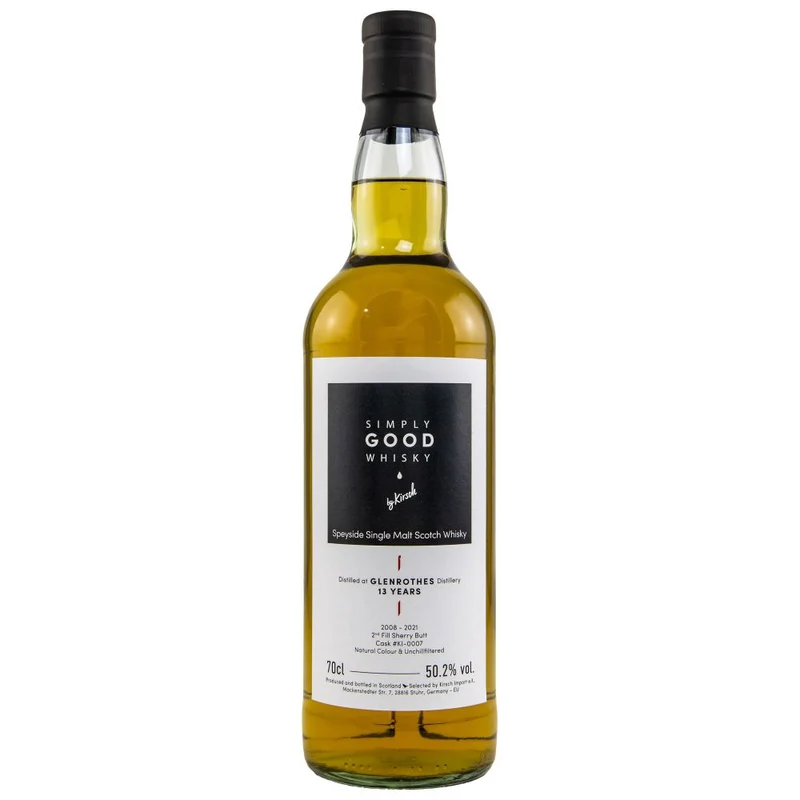 Glenrothes 13 Jahre Simply Good Whisky Cask #KI-0007 50,2% 0,7l