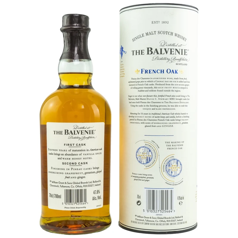 Balvenie French Oak 16 Jahre Pineau Cask 47,6% 0,7l