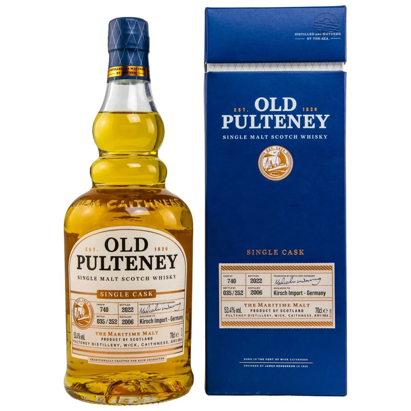 Old Pulteney 15 Jahre 2022 Single Cask #740 53,4% 0,7l