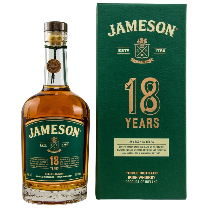 Jameson 18 Jahre Triple Distilled 46% 0,7l