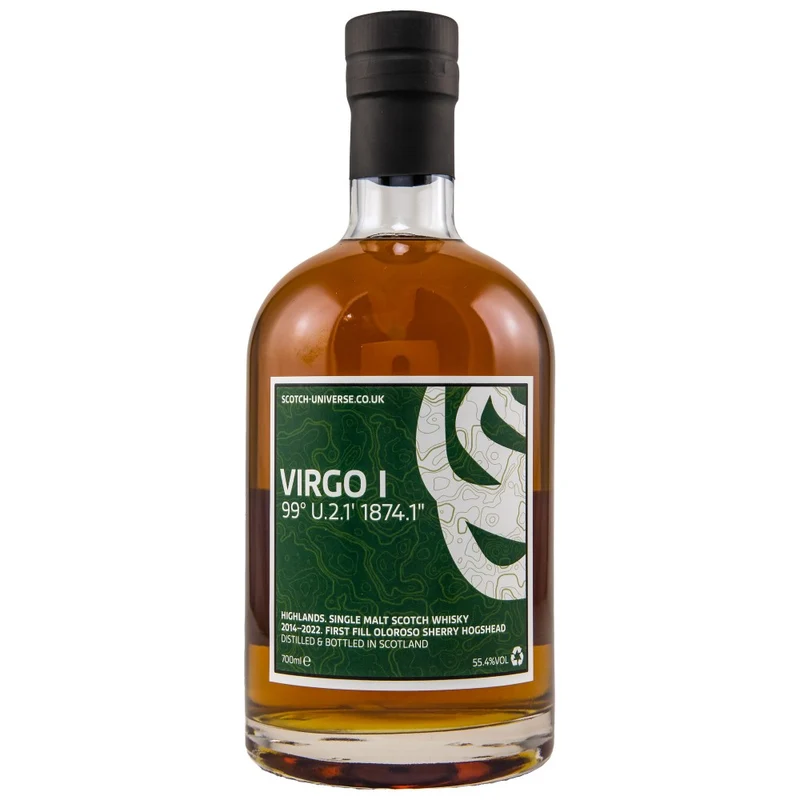 Virgo I 8 Jahre 2014/2022 Scotch Universe 55,4% 0,7l