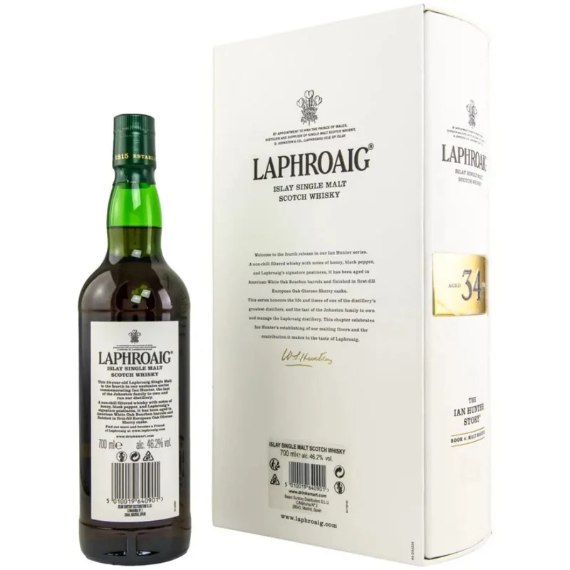 Laphroaig 34 Jahre The Ian Hunter Story Book 4 46,2% 0,7l