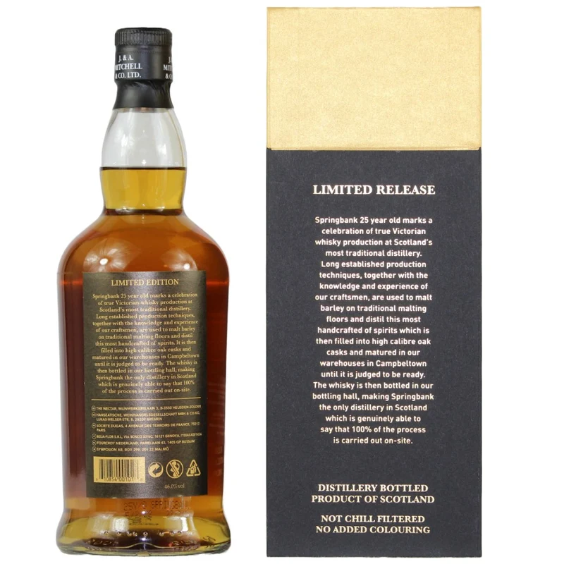 Springbank 25 Jahre 2023 Edition 46% 0,7l