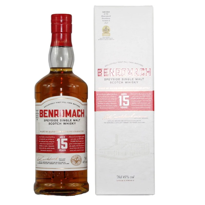 Benromach 15 Jahre 43% 0,7l