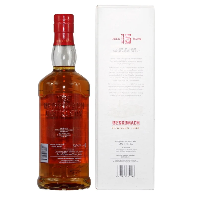 Benromach 15 Jahre 43% 0,7l