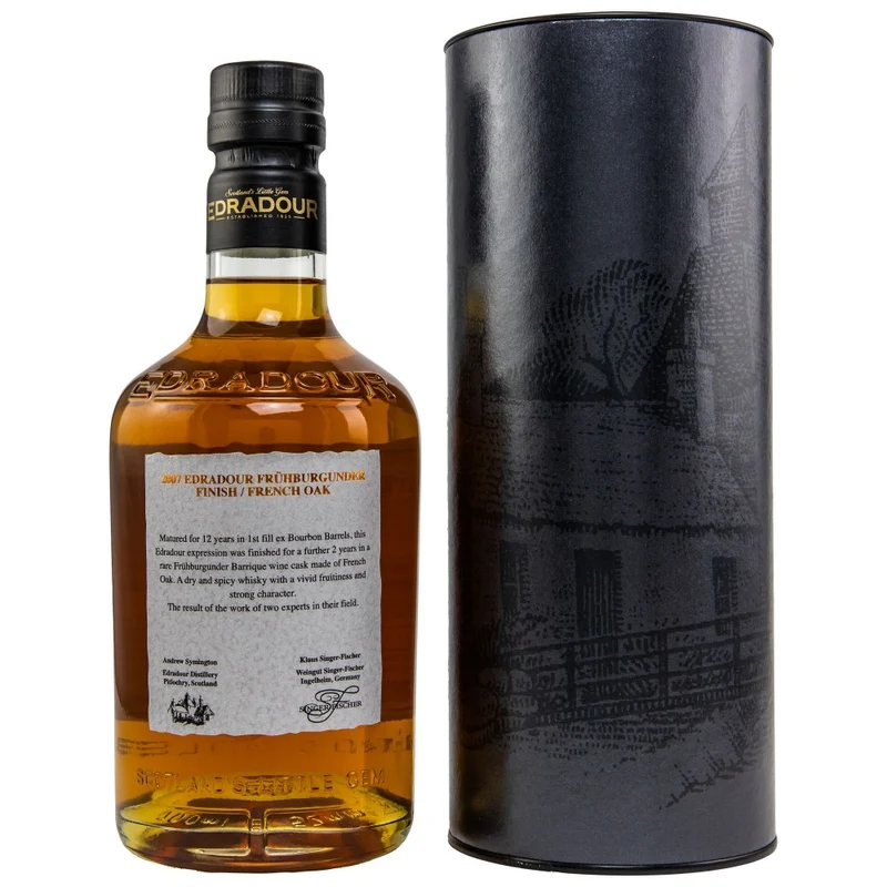 Edradour 14 Jahre Singer Fischer Frühburgunder Cask #602 46% 0,7l