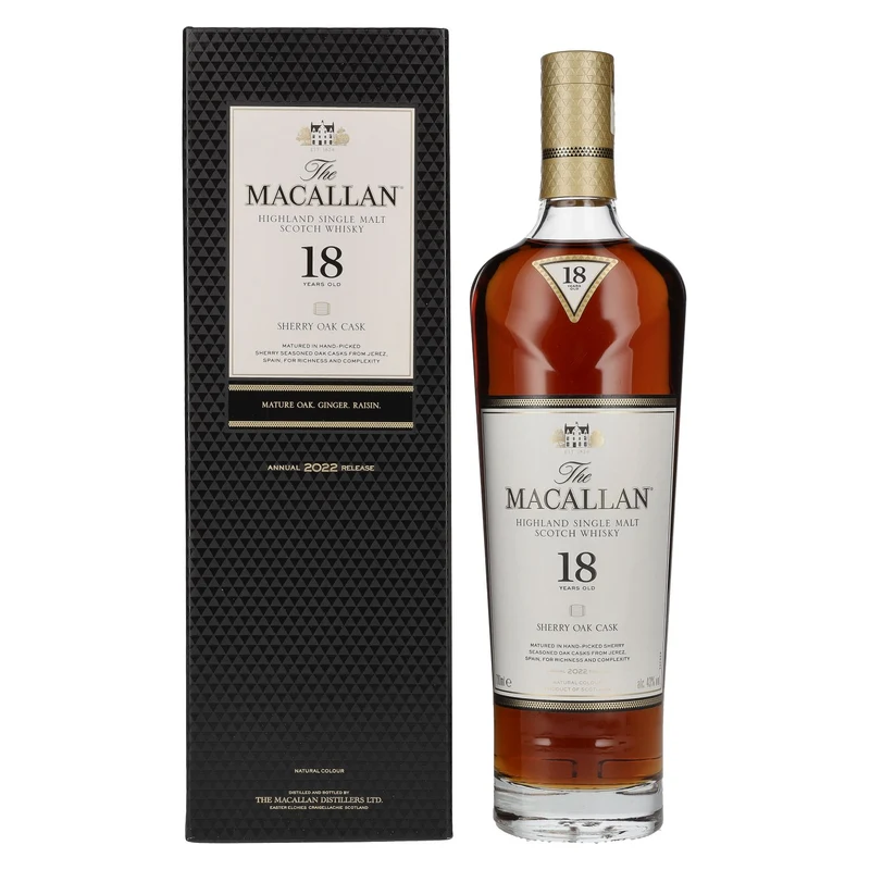 Macallan Sherry Oak Cask 18 Jahre Edition 2022 43% 0,7l