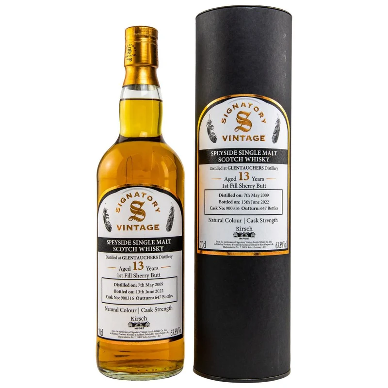 Signatory Vintage Glentauchers 13 Jahre Cask #900316 63,8% 0,7l