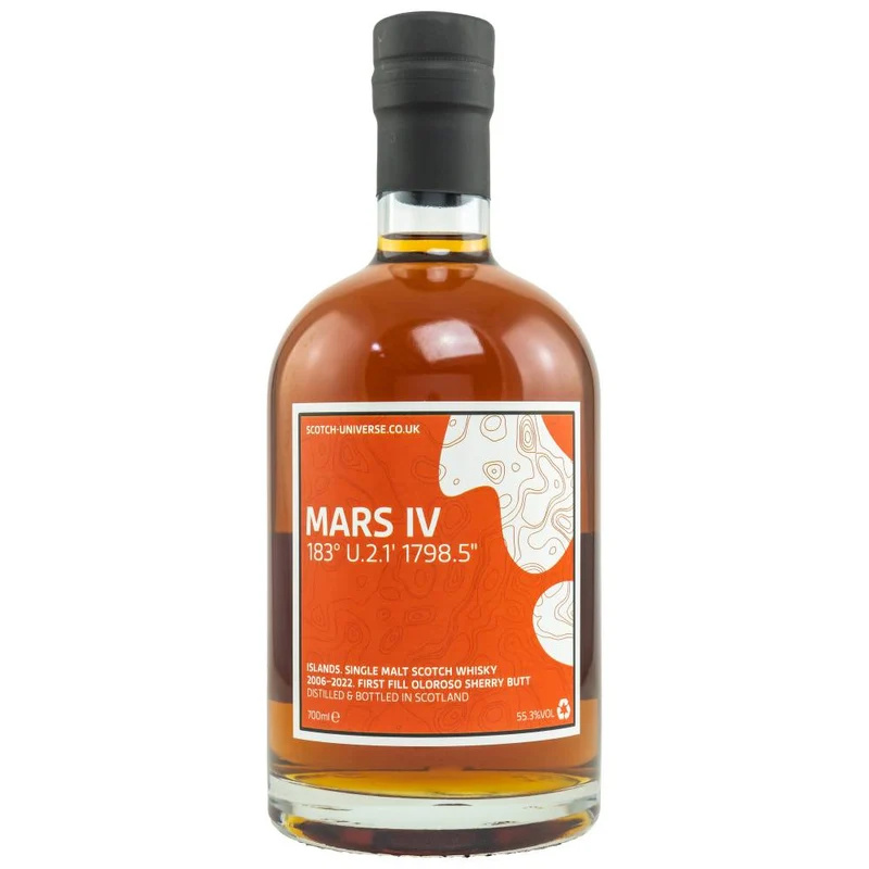 Scotch Universe Mars IV 15 Jahre 55,3% 0,7l