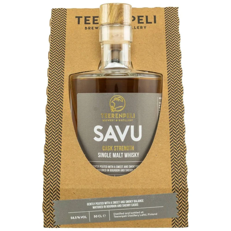 Teerenpeli Savu Cask Strength 58,5% 0,5l