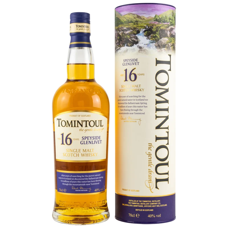 Tomintoul Speyside Single Malt 16 Jahre 40% 0,7l
