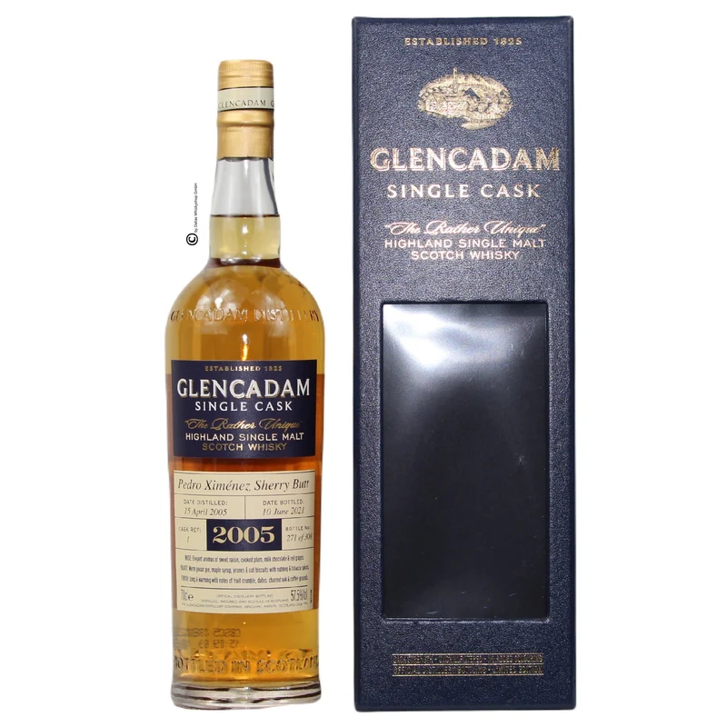 Glencadam 2005/2021 16 Jahre Single Cask #1 57,5% 0,7l
