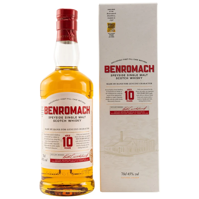Benromach 10 Jahre 43% 0,7l