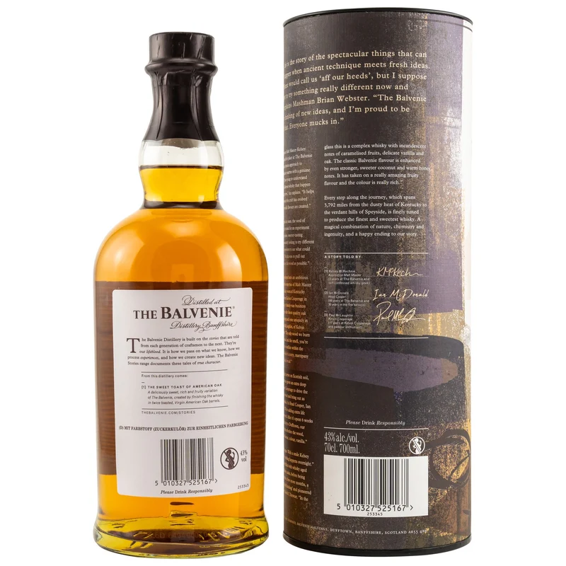 Balvenie American Oak 12 Jahre 43% 0,7l