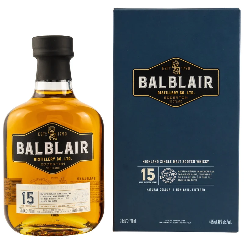 Balblair 15 Jahre 46% 0,7l