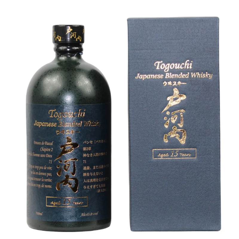 Togouchi 15 Jahre Japanese Blended Whisky 43,8% 0,7l