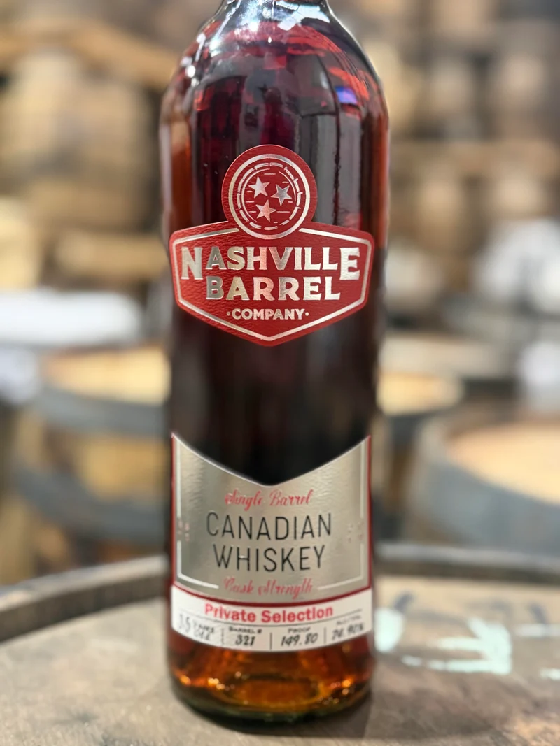 Nashville Barrel Co 35yr Single Barrel Canadian Whiskey - Double Oak'd - #321 - 149.80 Proof