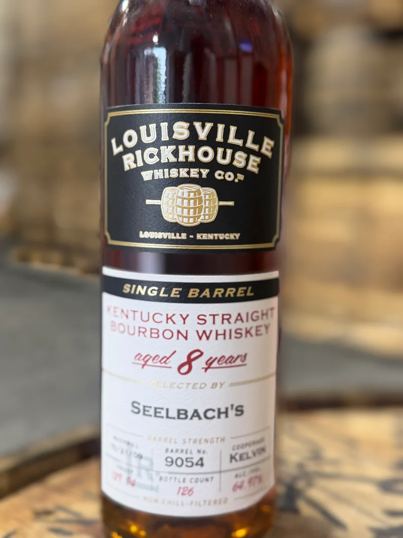 Louisville Rickhouse Whiskey Co 8yr Single Barrel Bourbon - #9054 - Seelbach's Pick