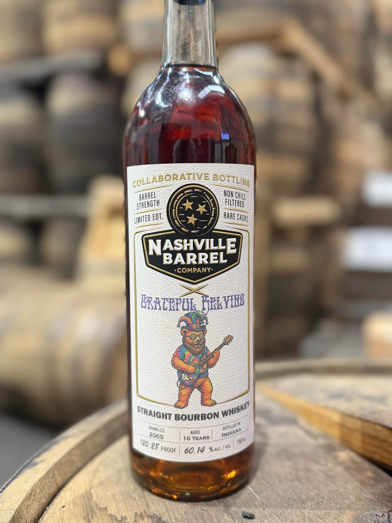Nashville Barrel Co 10yr Single Barrel Bourbon - #2065 - Grateful Kelvin - 120.28 Proof