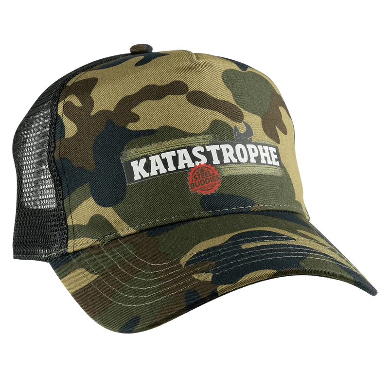 Steel Buddies Camo Trucker-Cap "Katastrophe"