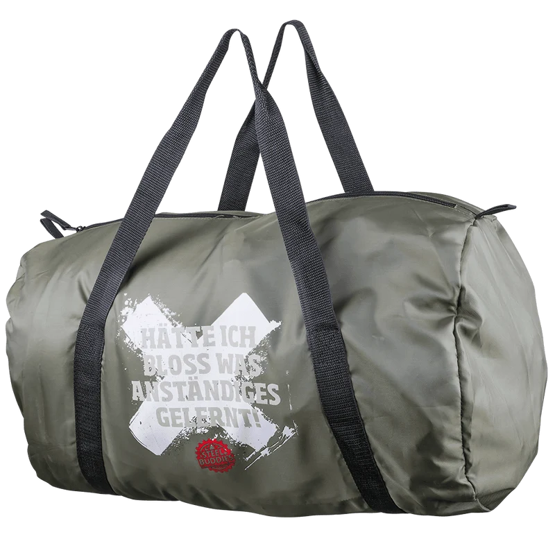 Steel Buddies faltbarer Barrel Bag "Gelernt"