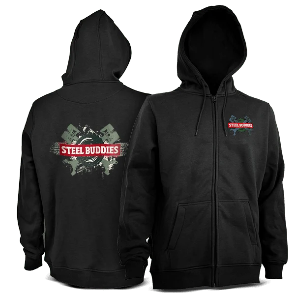 Steel Buddies Reißverschluss Hoodie "Logo"