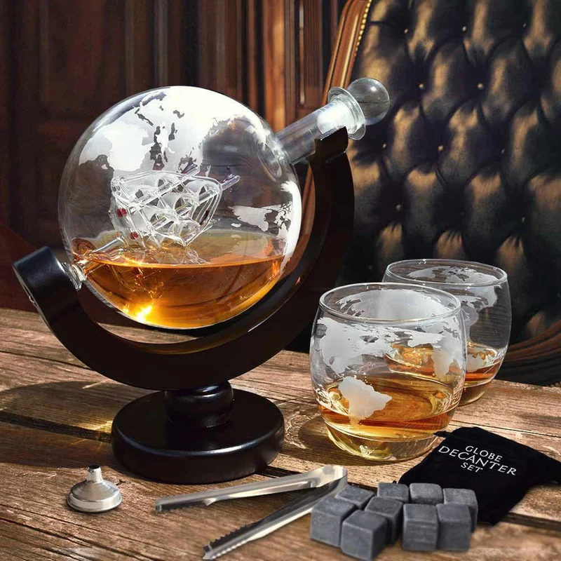 Dekantierer-Geschenkset "Globus"