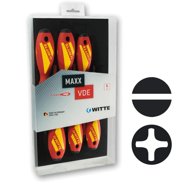 WITTE MAXX VDE Schraubendreher-Set (6-teilig)