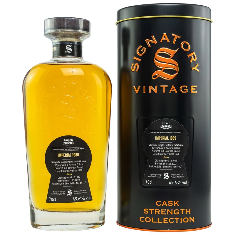 Imperial | 32 Jahre | 1989/2022 | Casks #2076 | Signatory Vintage | 49,6%