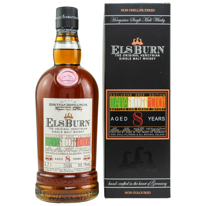 ElsBurn | 8 Jahre | 2013/2022 | Italian Connection | German Whisky | 55,1%