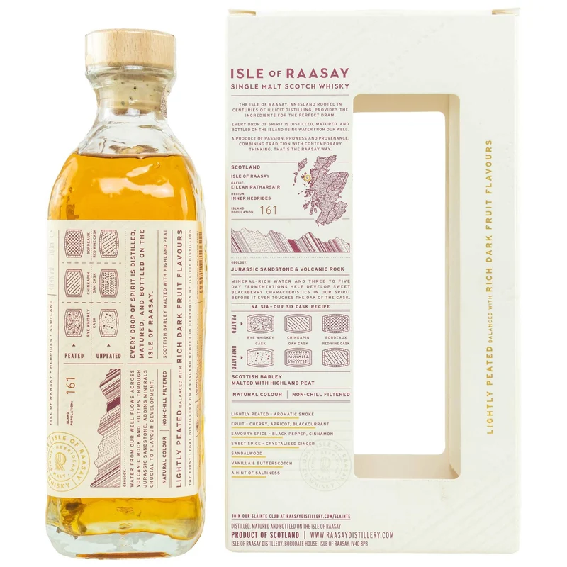 Isle of Raasay | Core Release | Batch R-01.1 | Herbidean Whisky | 46,4%
