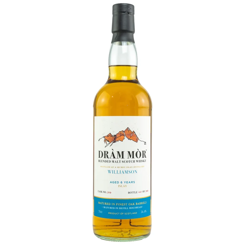 Williamson | 6 Jahre | Dram Mor | Bourbon Hogshead #316 | 56,4%