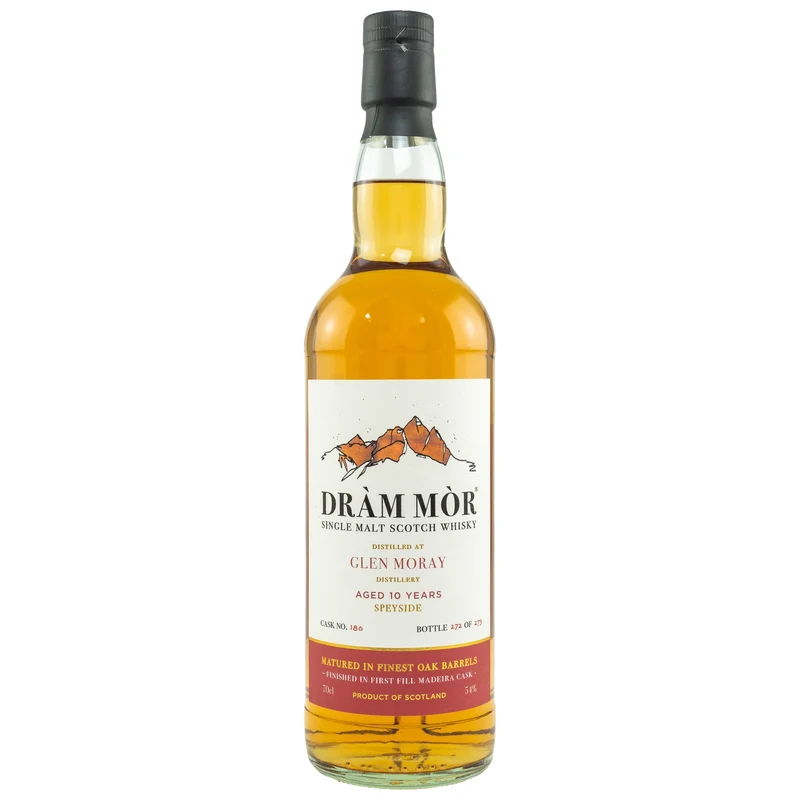 Glen Moray | 10 Jahre | Dram Mor | Madeira Cask Finish #180 | 54%