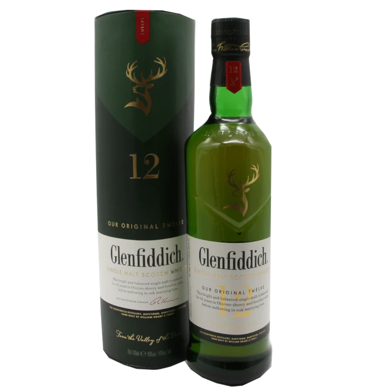 Glenfiddich 12 Jahre Single Malt Scotch Whisky | 40% | 0,70 L