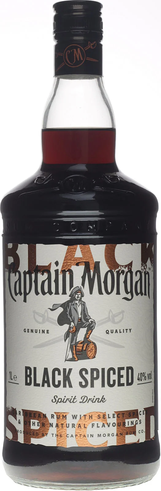 Captain Morgan Black Spiced | 40 % | 1 L