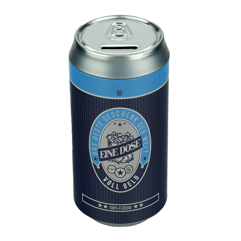 Bierdose Sparkasse "Das beste Geschenk der Welt"