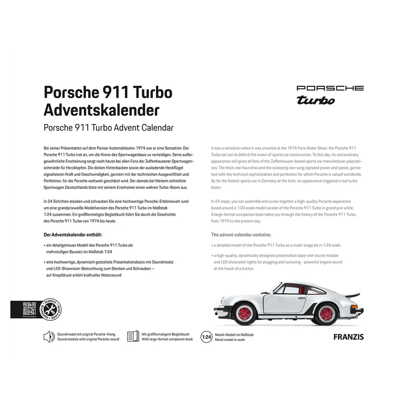 Porsche 911 Turbo Adventskalender 1:24
