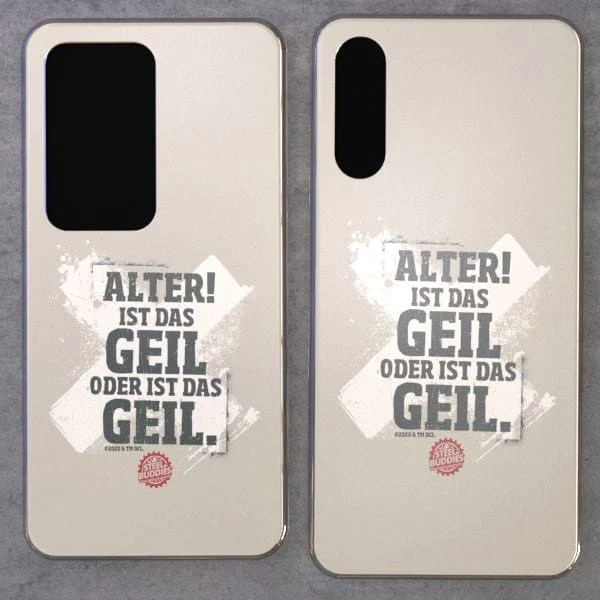 Steel Buddies Cover "Geil" für Huawei P Modelle
