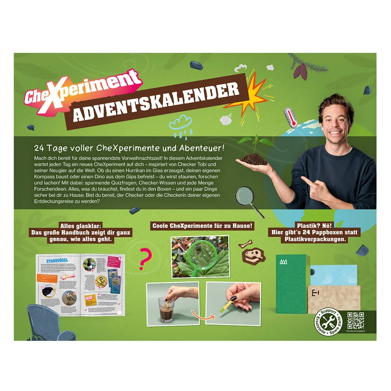 Adventskalender "Chexperiment - Checker Tobi"
