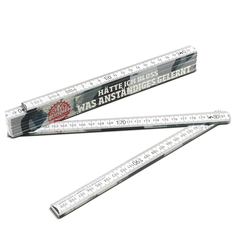 Steel Buddies Zollstock „Gelernt"