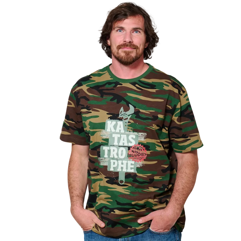 Steel Buddies Camo T-Shirt "Katastrophe"