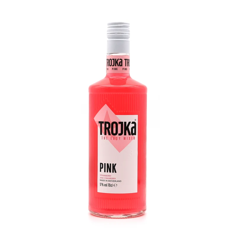 Trojka Pink Vodka (Erdbeere, Cranberry) 700ml