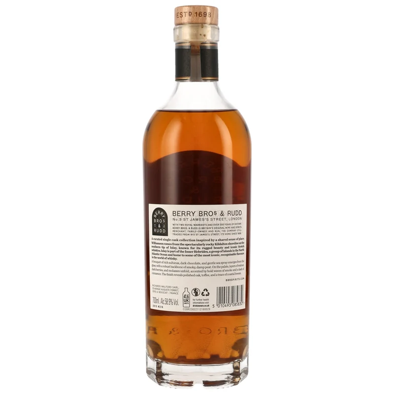 Williamson | Oloroso #216 Coasts & Shores | 2013/2024 | Berry Bros and Rudd | 58,9%