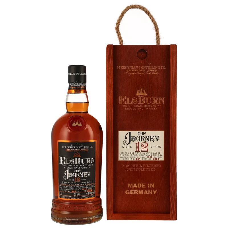 ElsBurn | The Journey | 12 Jahre | Hercynian German Whisky | 46%