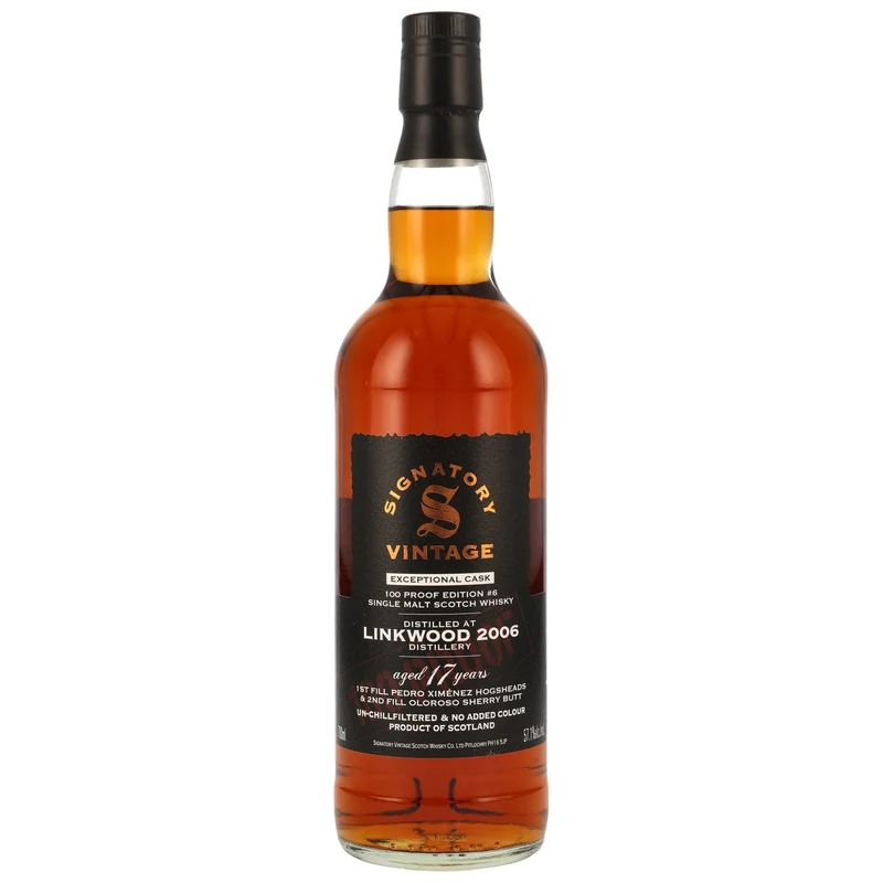 Linkwood | 100 Proof Edition #6 | Signatory Vintage | 17 Jahre | 2006/2024 | 57,1%