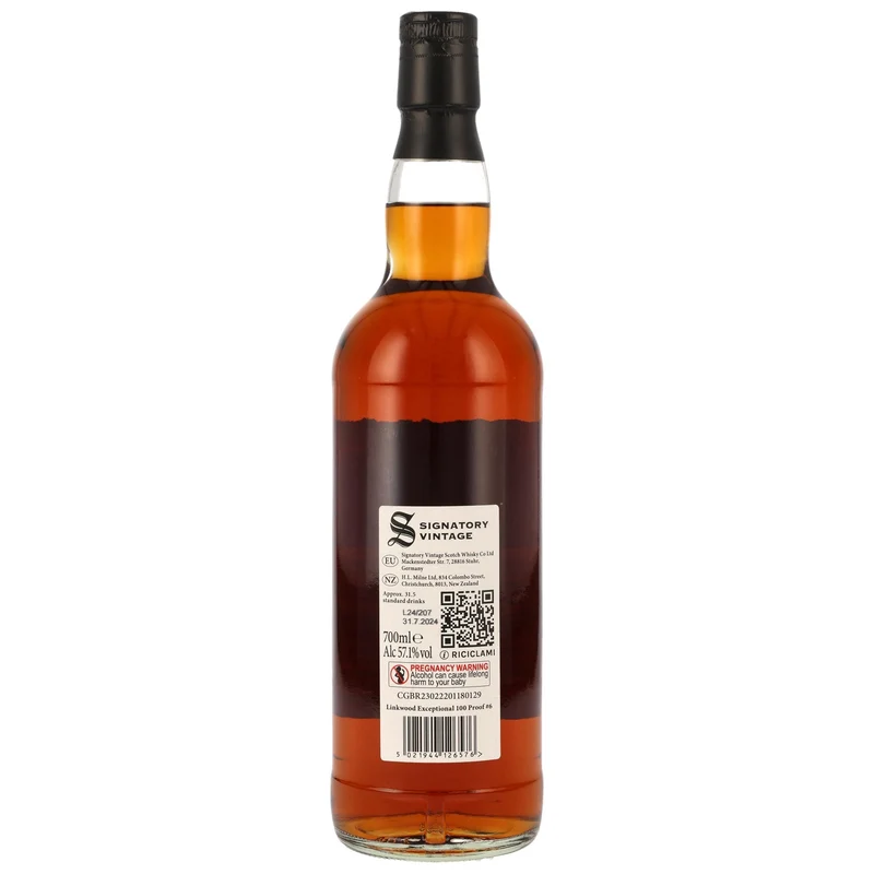 Linkwood | 100 Proof Edition #6 | Signatory Vintage | 17 Jahre | 2006/2024 | 57,1%