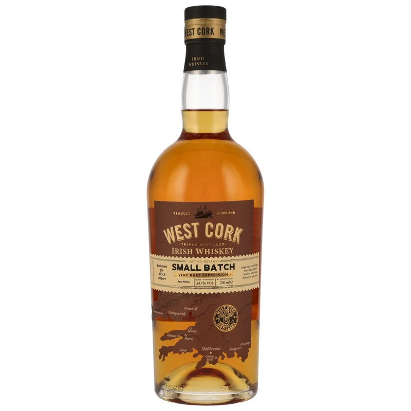 West Cork | Rum Finish | Small Batch - Cask Strength | 54,7%