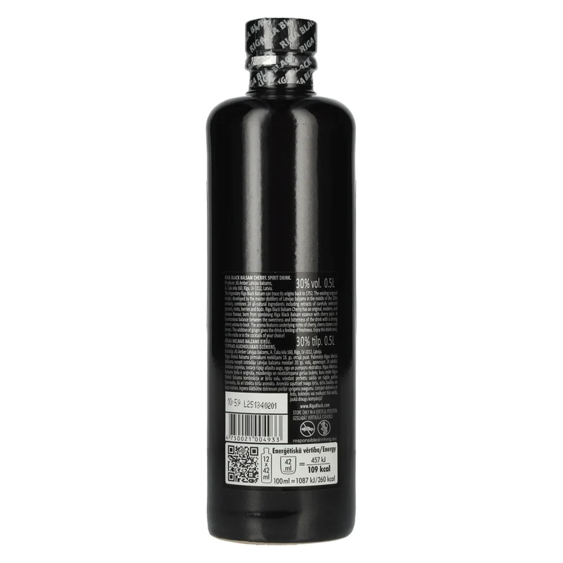 Riga Black Balsam 1752 Original Recipe CHERRY 30% Vol. 0,5l